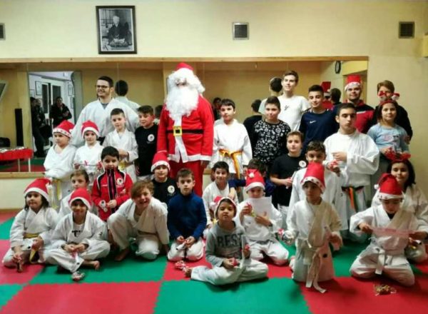 Babbo Natale Gruppo Karate