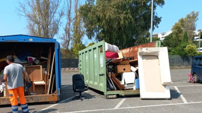 CONTAINER RACCOLTA RIFIUTI INGOMBRANTI