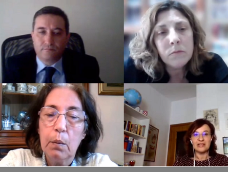 CROSIA Dialogando fra...sociologi.( da sx. Iapichino, De spirito, Magnante e Sicoli)