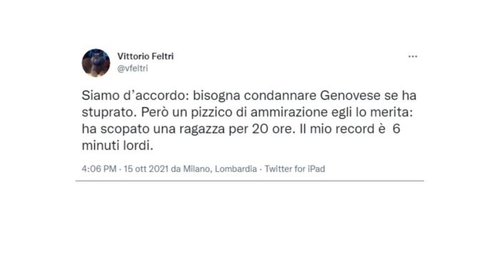 Feltri stupro