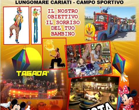Locandina luna park festival della birra cariati 2015