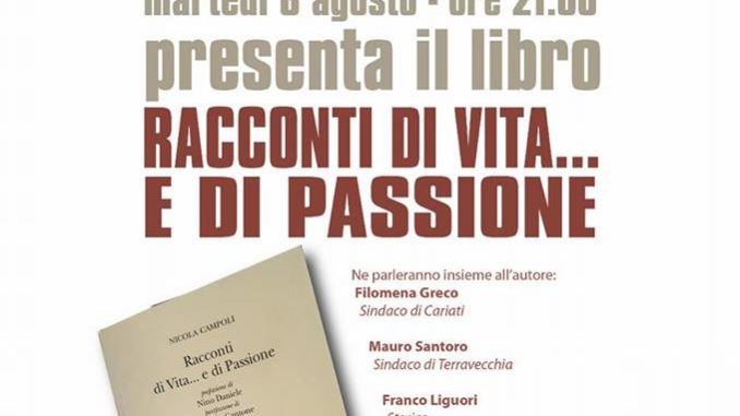 Locandina storia di vita e di passione nicola campoli