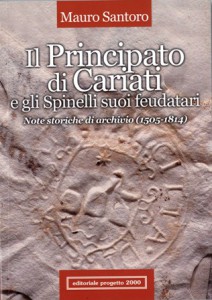 copertina Libro il principato di cariati M. Santoro