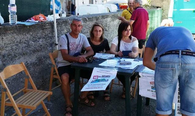 sit-in antidiscarica07-2017 3giorno